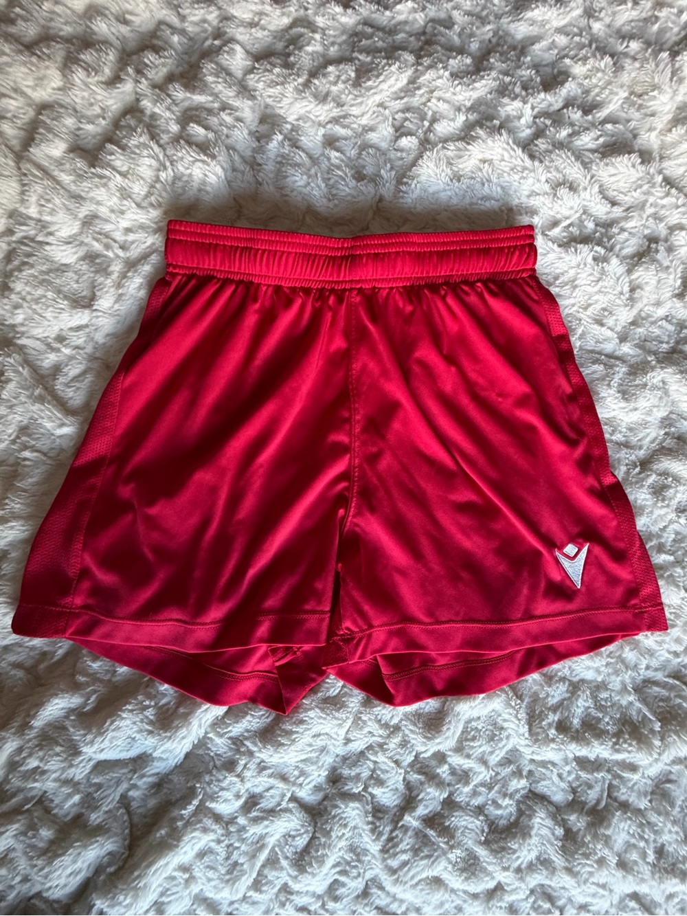 MACARON Red Athletic Women’s Shorts